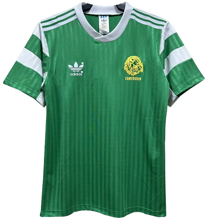 Camisa I Seleção de Camarões 1990 Adidas retro 